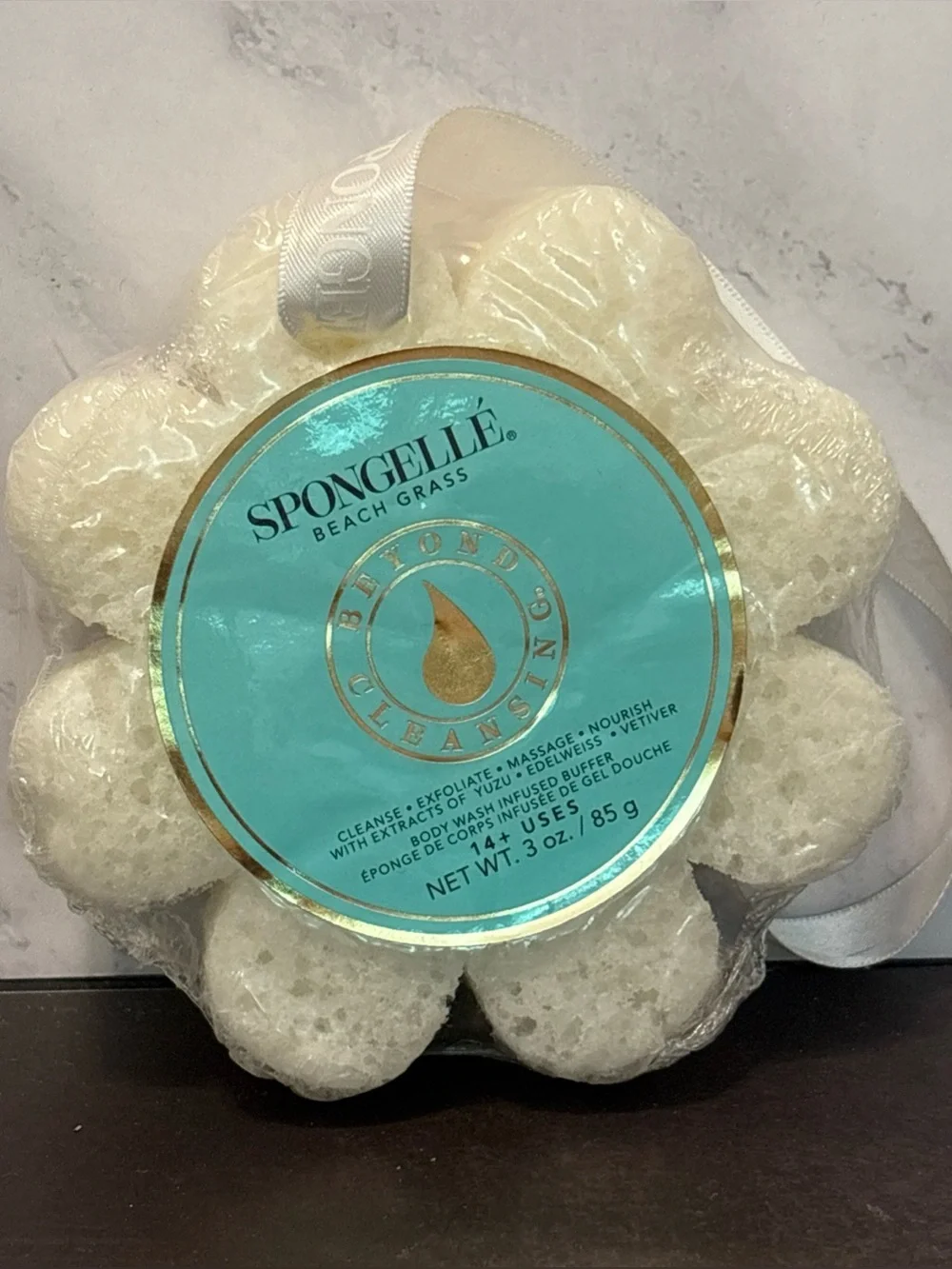 Spongelle Beach Grass White Flower Body Wash Infused Buffer